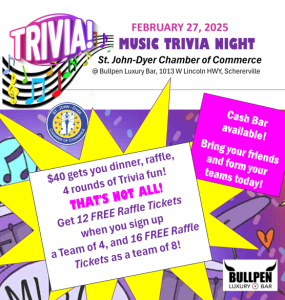 St John-Dyer Chamber Trivia Night - February 27, 2025