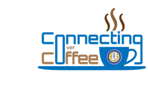 Connecting Over Coffee Casual Networking Logo